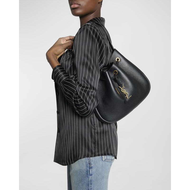 Bolsa Shoulder Paris VII Small YSL in Grained Deer