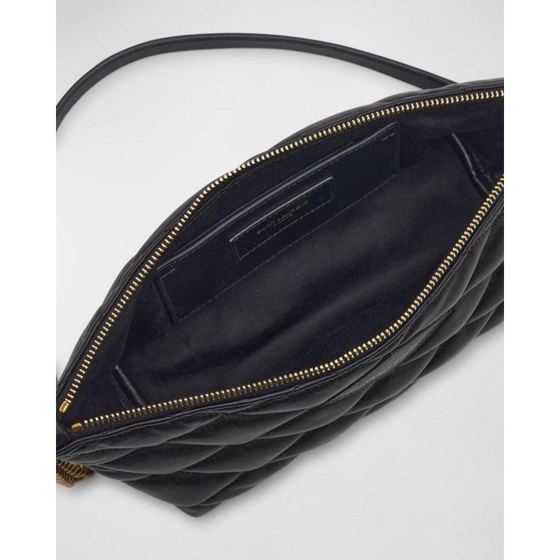Bolsa Shoulder Ziptop Mini in Quilted Smooth