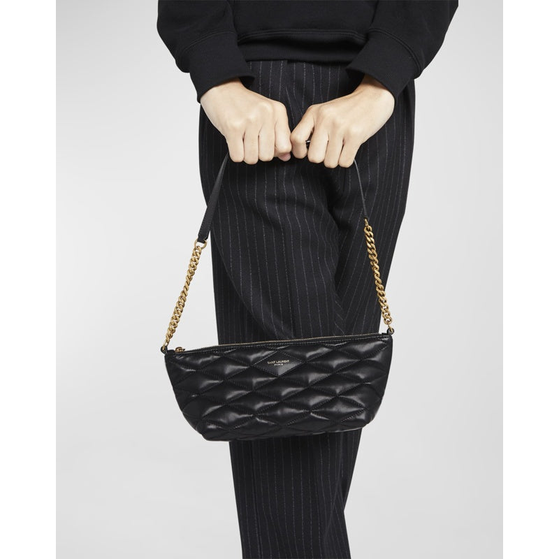 Bolsa Shoulder Ziptop Mini in Quilted Smooth