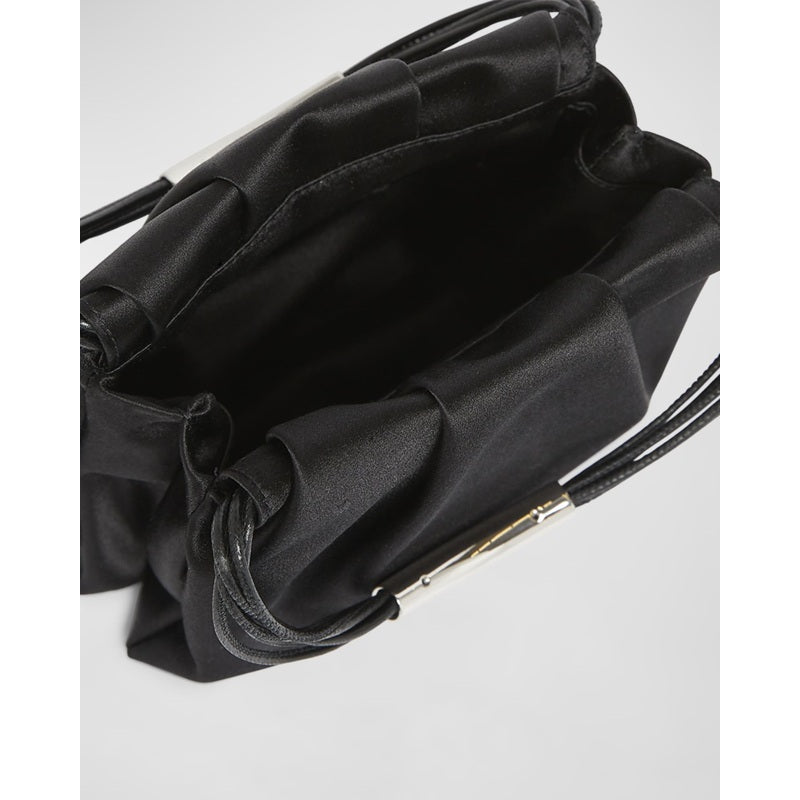 Bolsa Shoulder Pochon Mini in Satin Silk