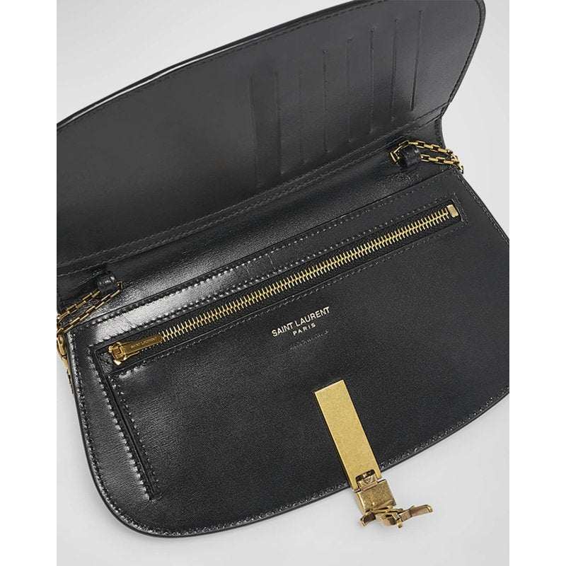 Bolsa Wallet Voltaire YSL Monogram on Chain in Grained