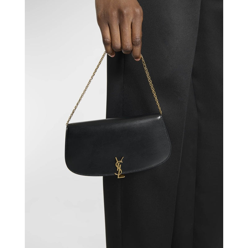 Bolsa Wallet Voltaire YSL Monogram on Chain in Grained