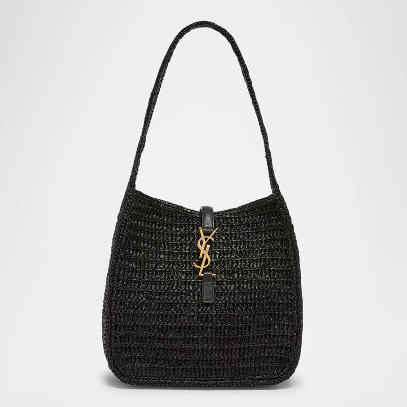 Bolsa Shoulder Le 5 A 7 Small YSL in Raffia - Mercado de Luxo - O Maior E-Commerce de Bens, Produtos e Serviços de Luxo do Brasil.