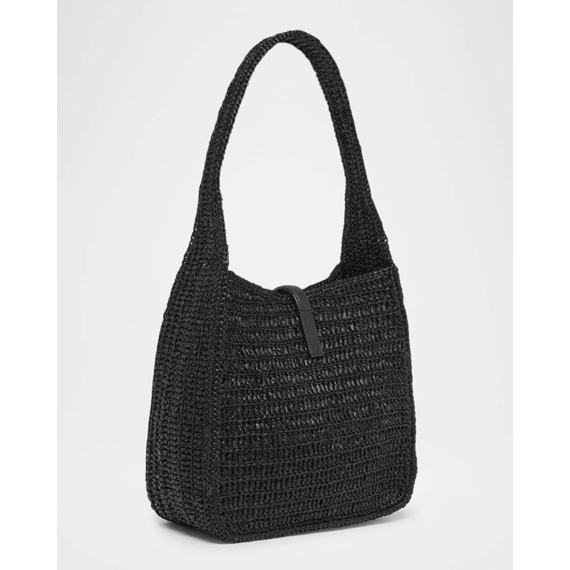 Bolsa Shoulder Le 5 A 7 Small YSL in Raffia