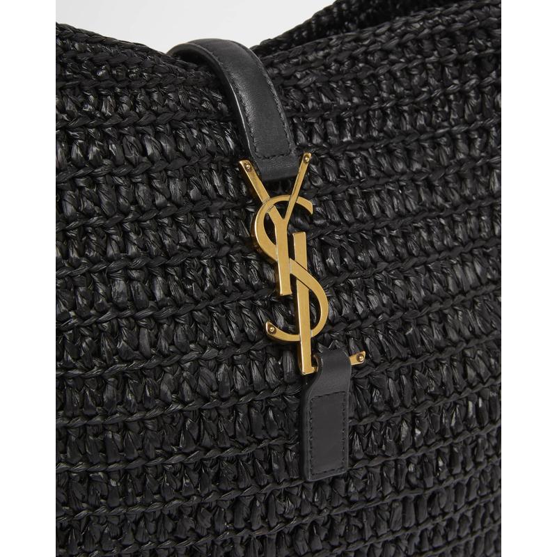 Bolsa Shoulder Le 5 A 7 Small YSL in Raffia
