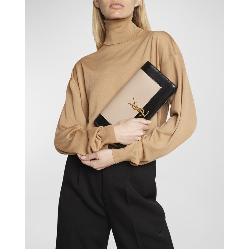 Bolsa Clutch Kate YSL in Spazzolato