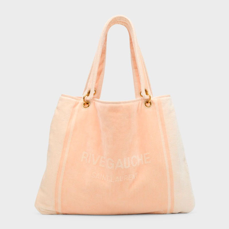 Bolsa Shopper Rive Gauche Towel Cabas in Terrycloth - Mercado de Luxo - O Maior E-Commerce de Bens, Produtos e Serviços de Luxo do Brasil.