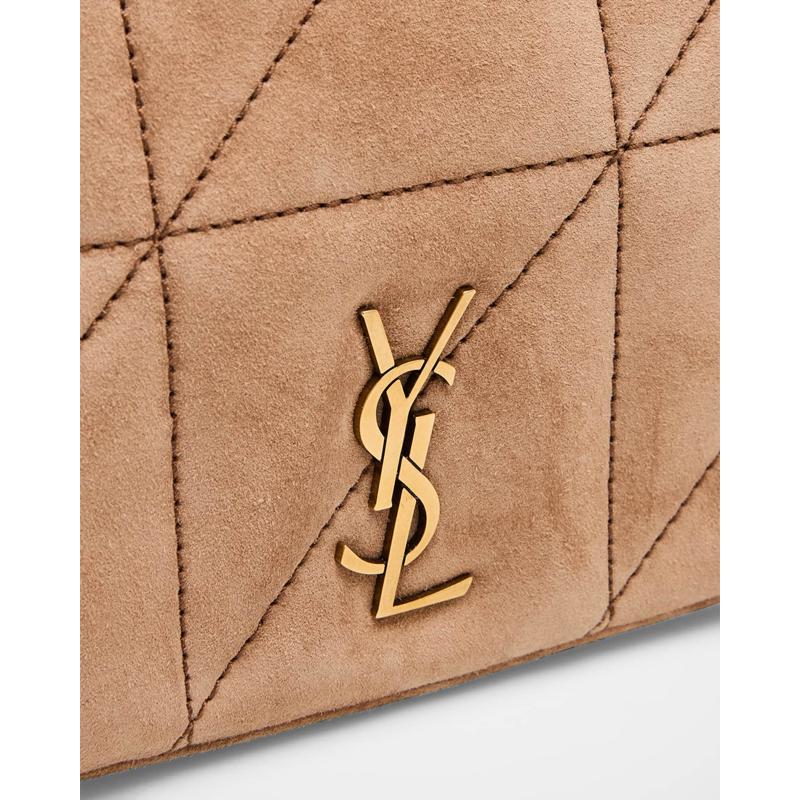 Bolsa Shoulder Jamie 4.3 Mini YSL Chain in Quilted Suede