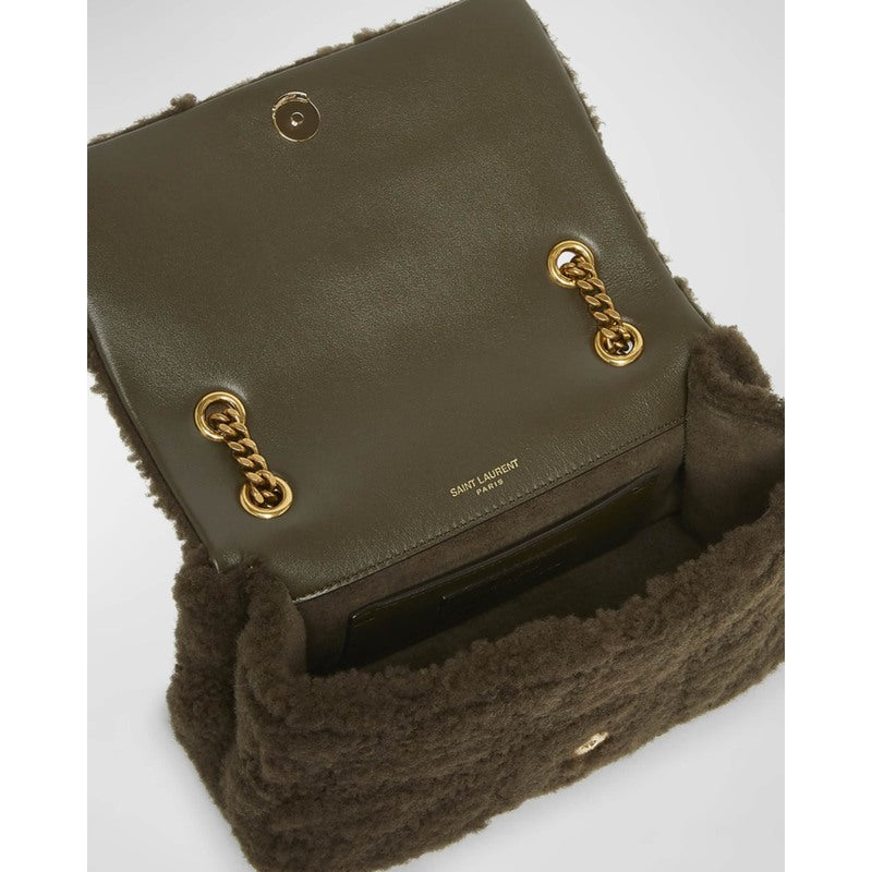 Bolsa Shoulder Jamie Small YSL in Lamb Shearling Fur