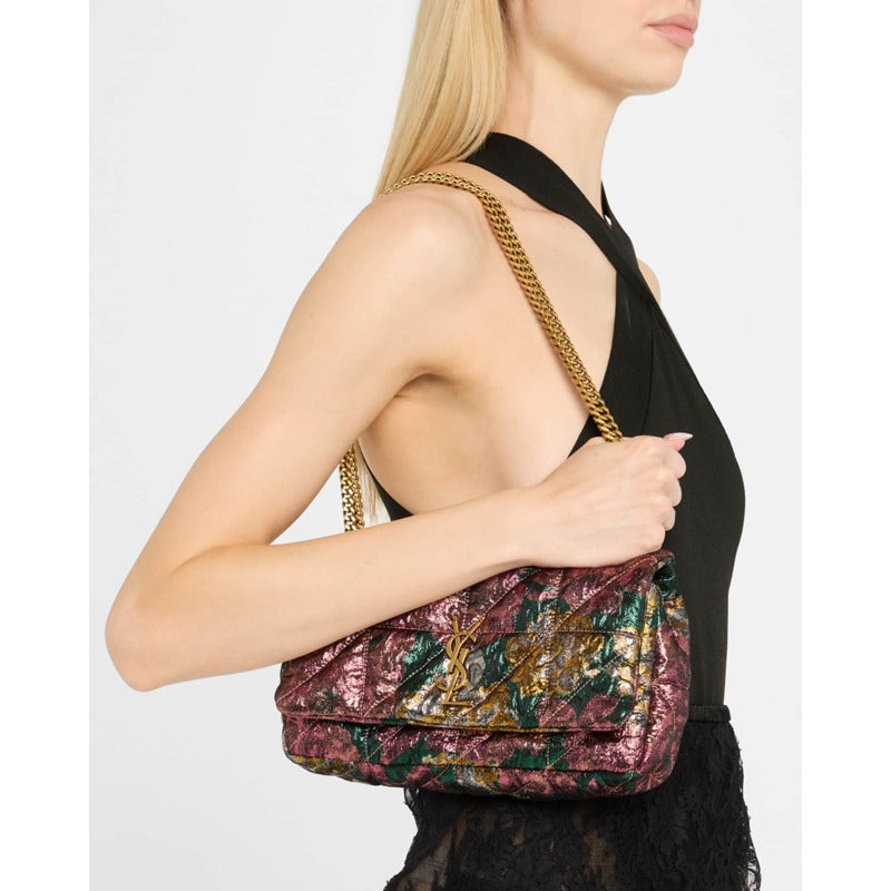 Bolsa Shoulder Jamie Medium YSL Chain in Brocade Wool