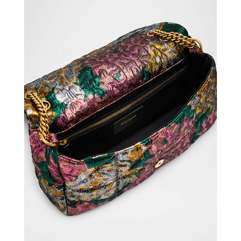 Bolsa Shoulder Jamie Medium YSL Chain in Brocade Wool