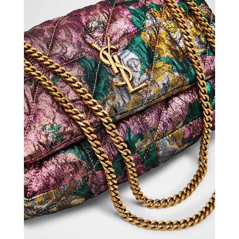 Bolsa Shoulder Jamie Medium YSL Chain in Brocade Wool