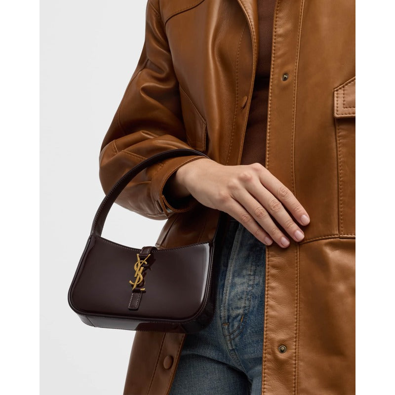 Bolsa Shoulder Le 5 A 7 Mini YSL in Patent