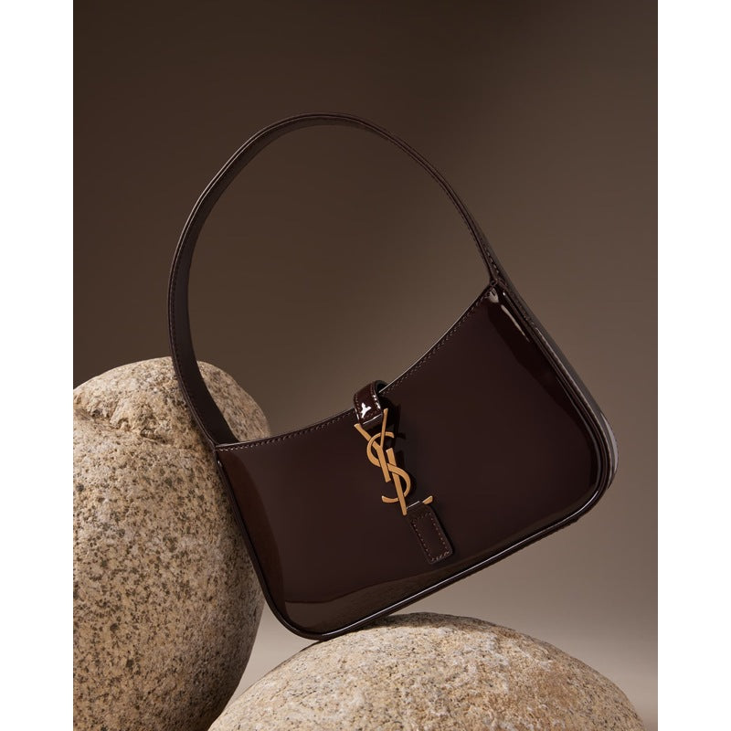 Bolsa Shoulder Le 5 A 7 Mini YSL in Patent