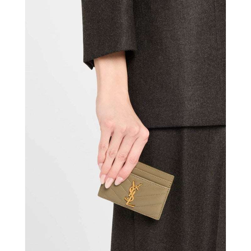 Bolsa Wallet YSL Monogram in Quilted Smooth