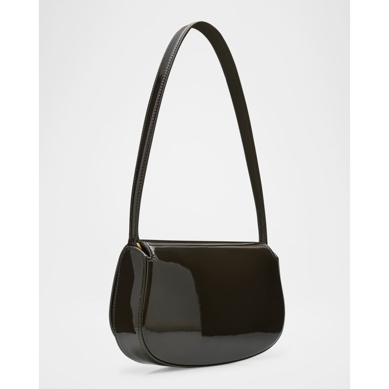 Bolsa Shoulder Mini YSL Flap in Patent