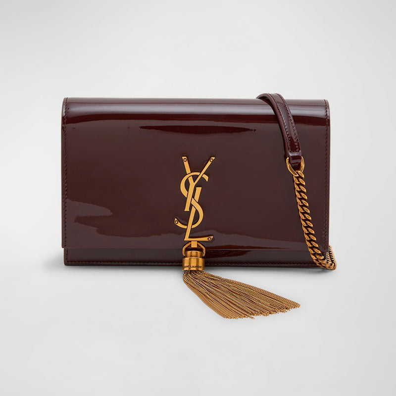 Bolsa Crossbody Kate Small Tassel YSL on Chain in Patent - Mercado de Luxo - O Maior E-Commerce de Bens, Produtos e Serviços de Luxo do Brasil.