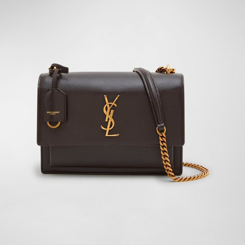 Bolsa Crossbody Sunset Medium YSL in Smooth - Mercado de Luxo - O Maior E-Commerce de Bens, Produtos e Serviços de Luxo do Brasil.