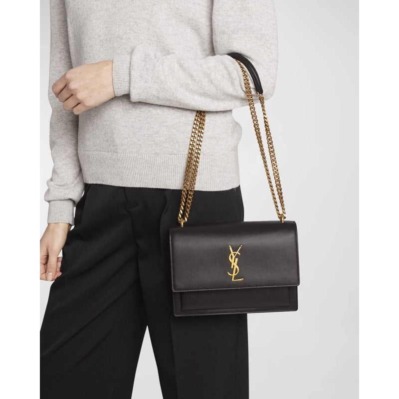 Bolsa Crossbody Sunset Medium YSL in Smooth