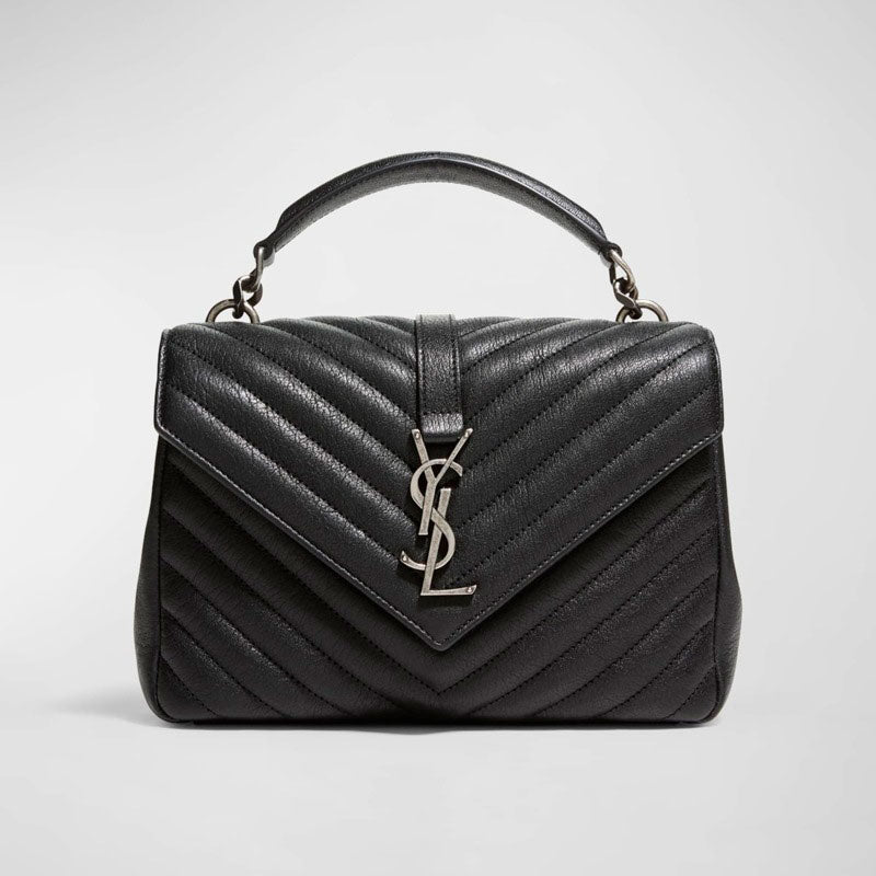 Bolsa Crossbody College Medium Flap YSL in Quilted - Mercado de Luxo - O Maior E-Commerce de Bens, Produtos e Serviços de Luxo do Brasil.