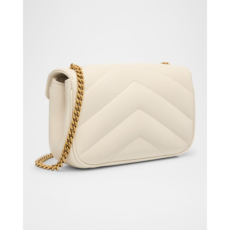 Bolsa Crossbody Loulou Mini YSL Chain in Quilted