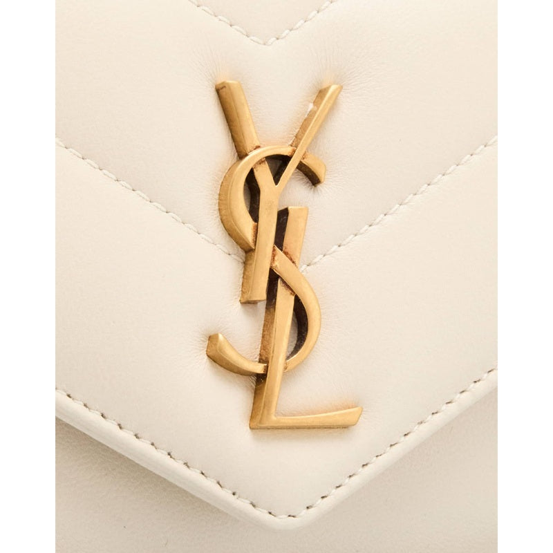 Bolsa Crossbody Loulou Mini YSL Chain in Quilted