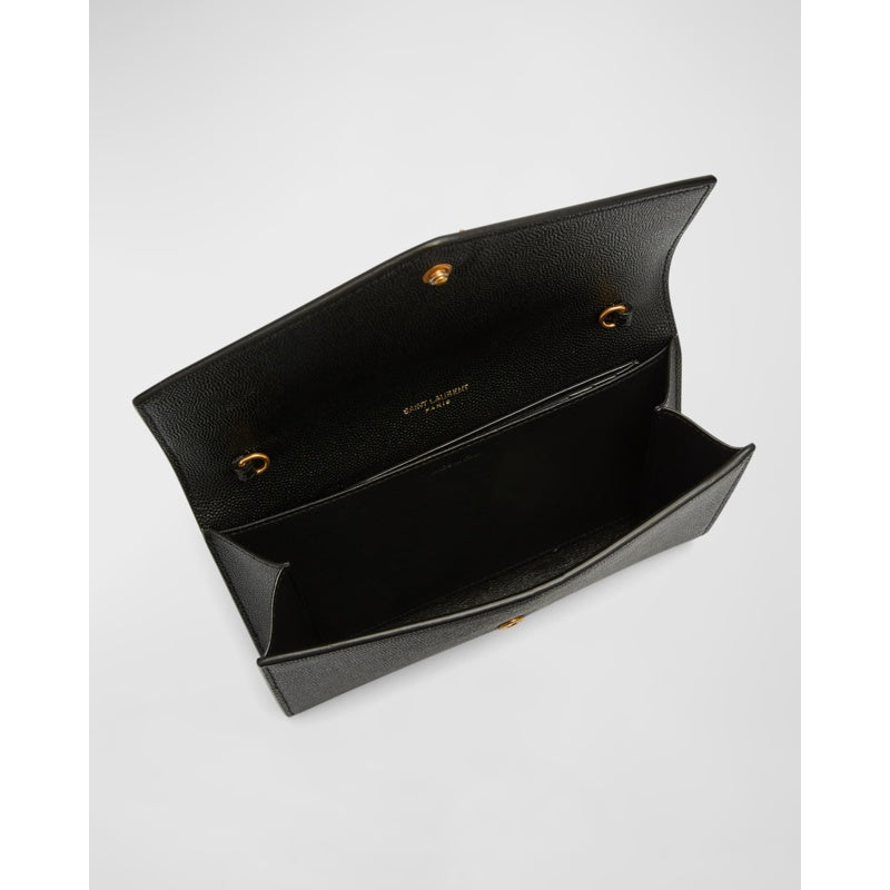 Bolsa Crossbody Uptown YSL on Chain in Grained