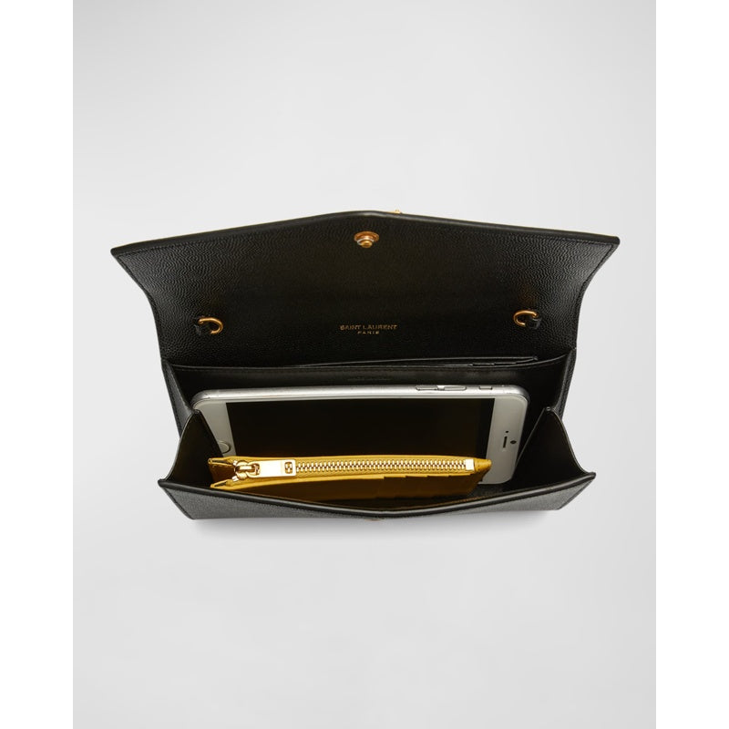 Bolsa Crossbody Uptown YSL on Chain in Grained