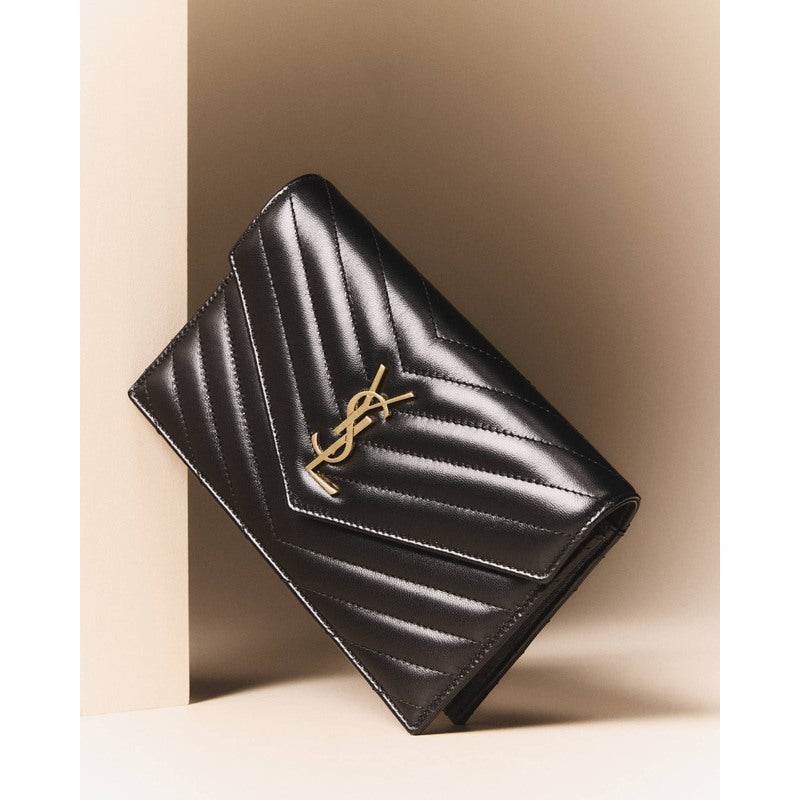 Bolsa Crossbody Small YSL on Chain in Quilted