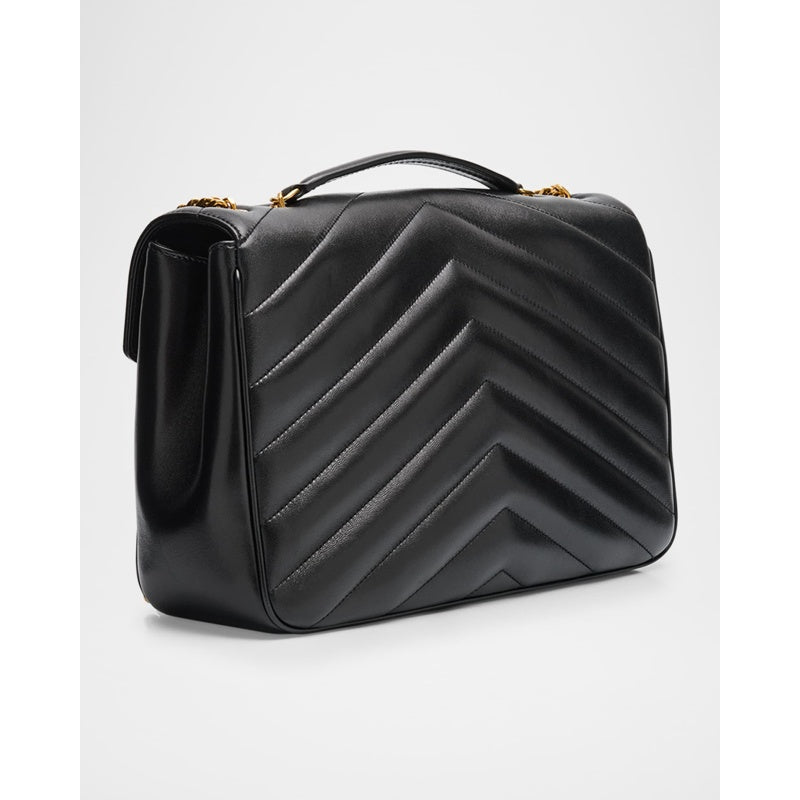 Bolsa Shoulder Loulou Large YSL Chain in Quilted