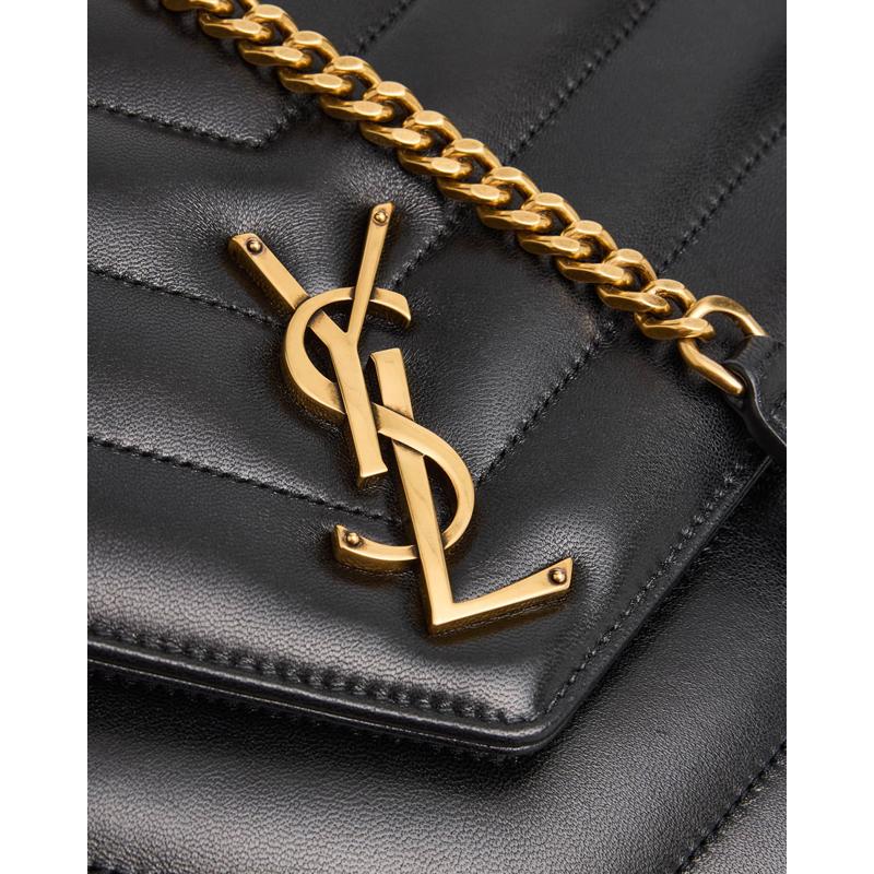 Bolsa Shoulder Loulou Large YSL Chain in Quilted