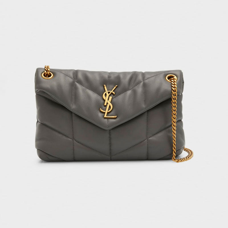Bolsa Shoulder Lou Puffer Small YSL in Quilted - Mercado de Luxo - O Maior E-Commerce de Bens, Produtos e Serviços de Luxo do Brasil.