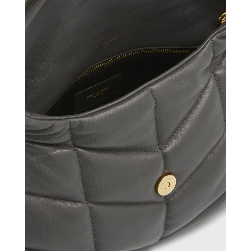 Bolsa Shoulder Lou Puffer Small YSL in Quilted