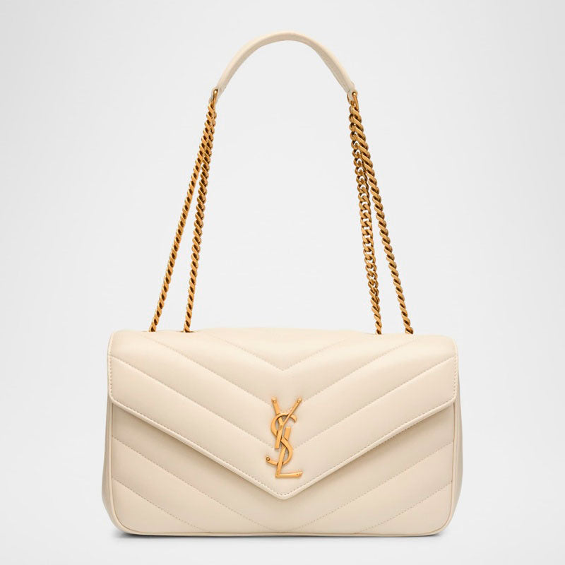 Bolsa Shoulder Loulou Medium YSL Chain in Quilted - Mercado de Luxo - O Maior E-Commerce de Bens, Produtos e Serviços de Luxo do Brasil.