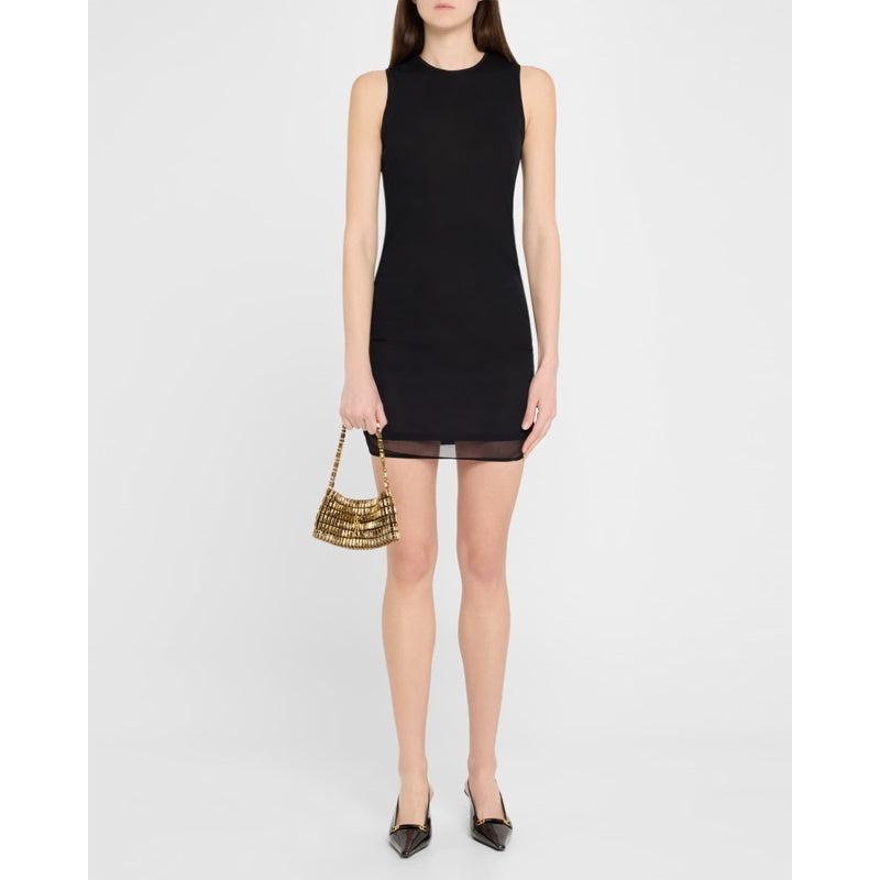 Bolsa Shoulder Mini YSL Evening in Beaded Brass