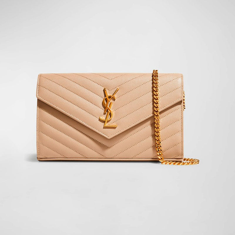 Bolsa Shoulder YSL Monogram Large on Chain in Grained - Mercado de Luxo - O Maior E-Commerce de Bens, Produtos e Serviços de Luxo do Brasil.