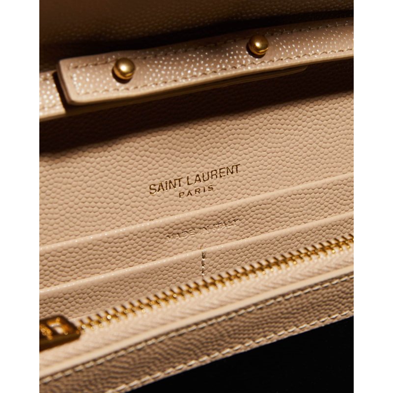 Bolsa Shoulder YSL Monogram Large on Chain in Grained