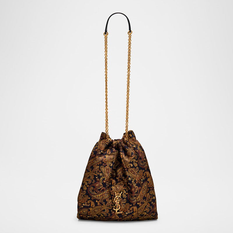 Bolsa Shopper Jamie Pochon YSL in Silk Twill - Mercado de Luxo - O Maior E-Commerce de Bens, Produtos e Serviços de Luxo do Brasil.