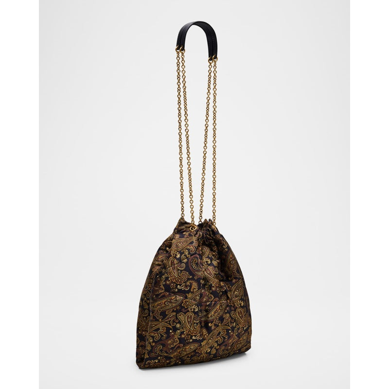 Bolsa Shopper Jamie Pochon YSL in Silk Twill