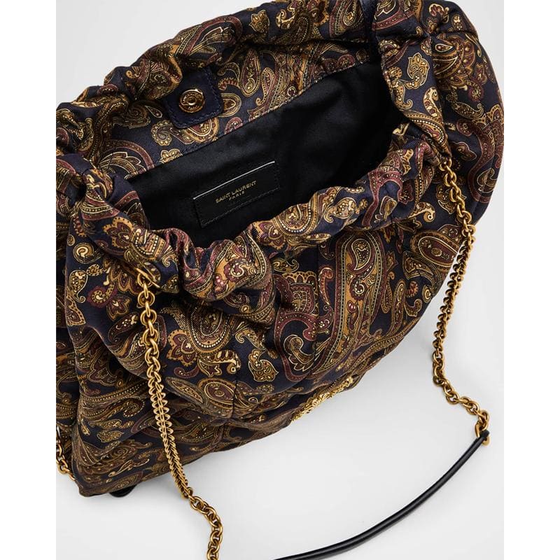 Bolsa Shopper Jamie Pochon YSL in Silk Twill