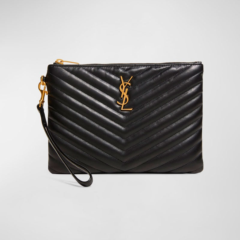 Bolsa Wallet YSL Monogram Small  in Smooth - Mercado de Luxo - O Maior E-Commerce de Bens, Produtos e Serviços de Luxo do Brasil.