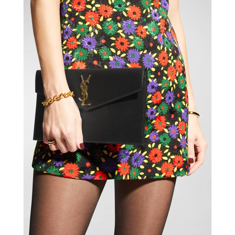 Bolsa Wallet Uptown YSL  in Grained