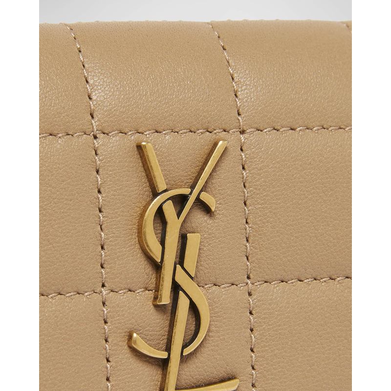 Bolsa Wallet Cassandra YSL in Quilted