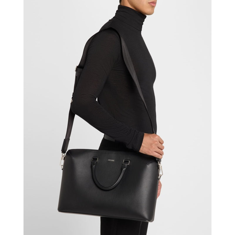 Bolsa Messenger Leather Business Briefcase