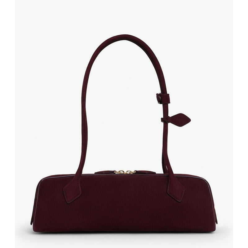 Bolsa Shoulder Medium Suede Le Teckel