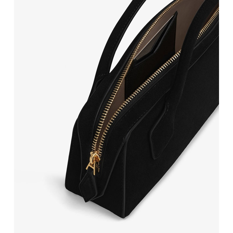 Bolsa Handle Suede Le Teckel