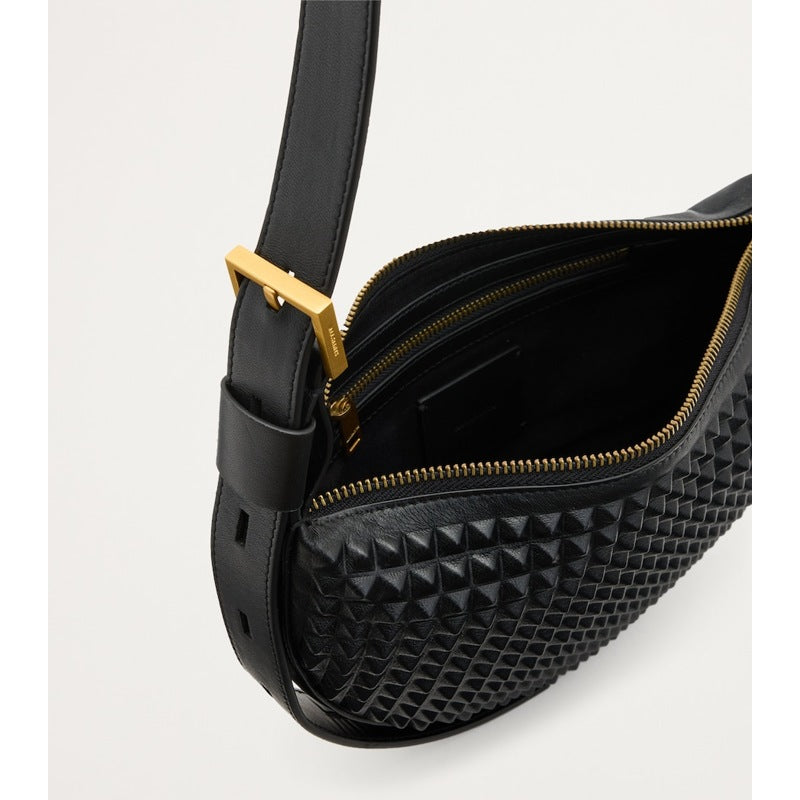 Bolsa Crossbody Studded Half Moon