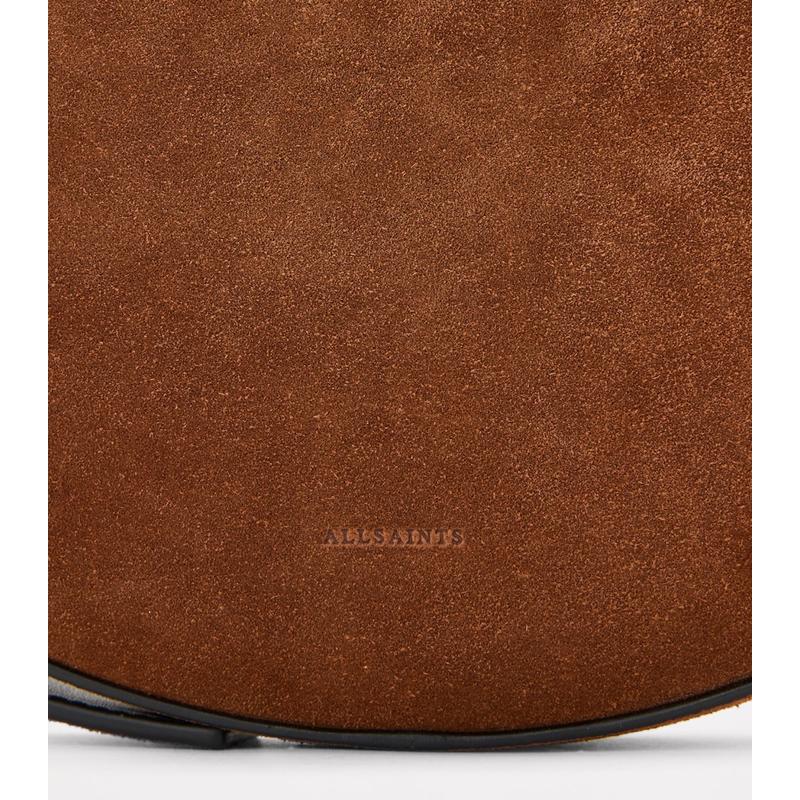 Bolsa Crossbody Suede Half Moon