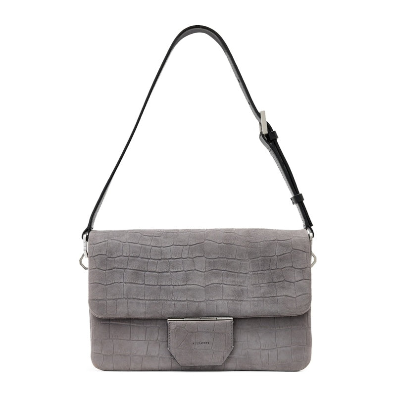 Bolsa Shoulder Croc-Embossed Ondine - Mercado de Luxo - O Maior E-Commerce de Bens, Produtos e Serviços de Luxo do Brasil.