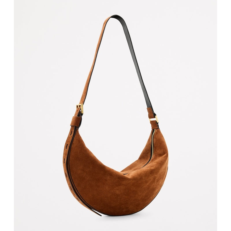 Bolsa Shoulder Suede Half Moon